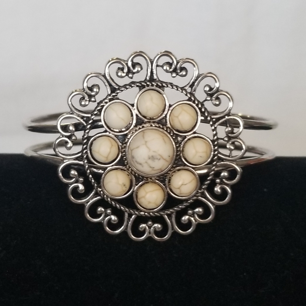 Silverado Western Cuff Floral Bracelet